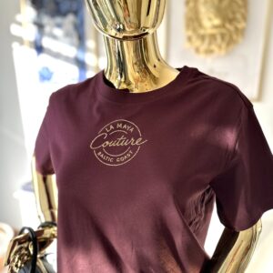 Bordowy T-shirt La Maya Baltic Coast
