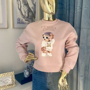 Różowa bluza Mia bear