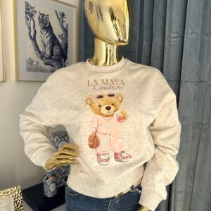 Szara bluza Sofia bear