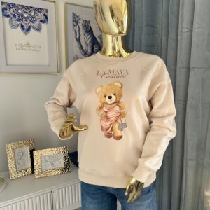 Beżowa bluza Chic bear