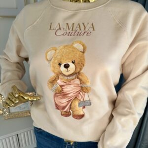Beżowa bluza Chic bear