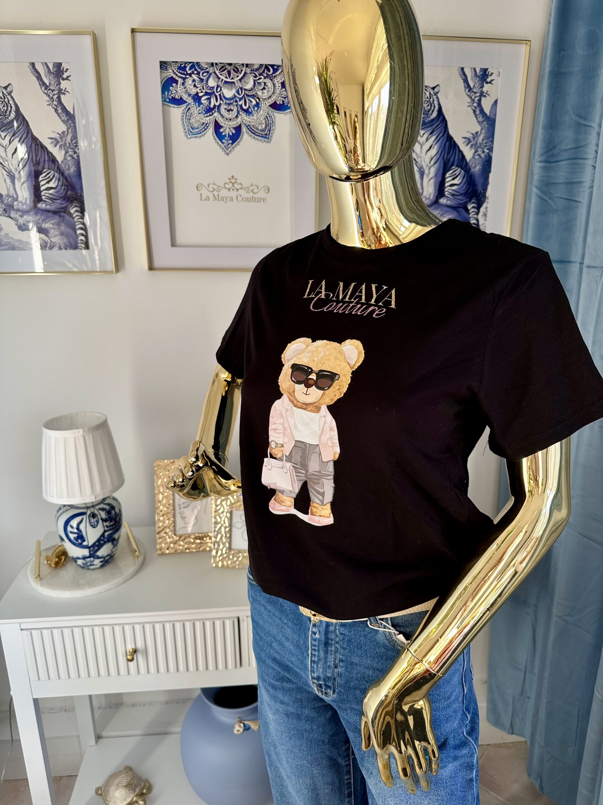 T-shirt La Maya Julia bear black - obrazek 6