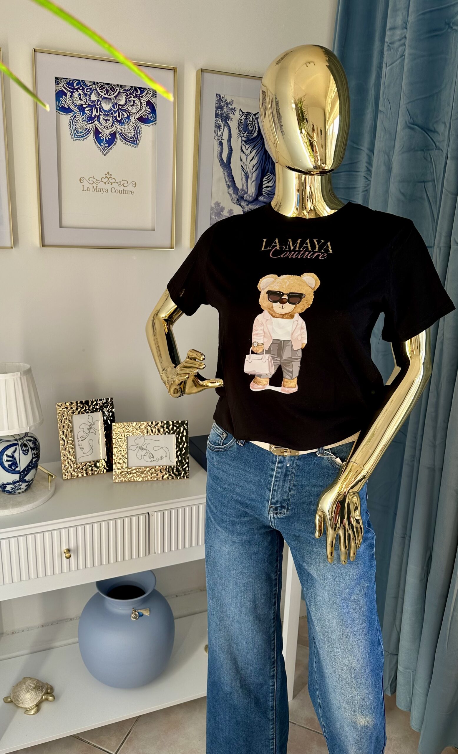 T-shirt La Maya Julia bear black - obrazek 5