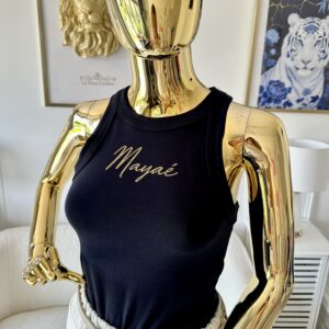 Top Mayaé granatowy