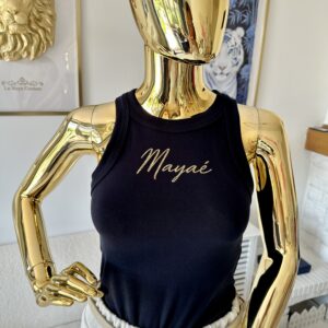 Top Mayaé granatowy